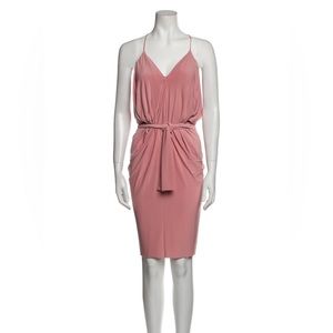 MISA Los Angeles blush midi dress Size XS